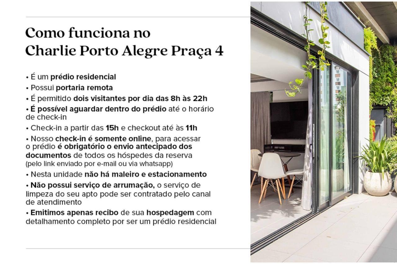 شقة Charlie Porto Alegre Praca 4 المظهر الخارجي الصورة